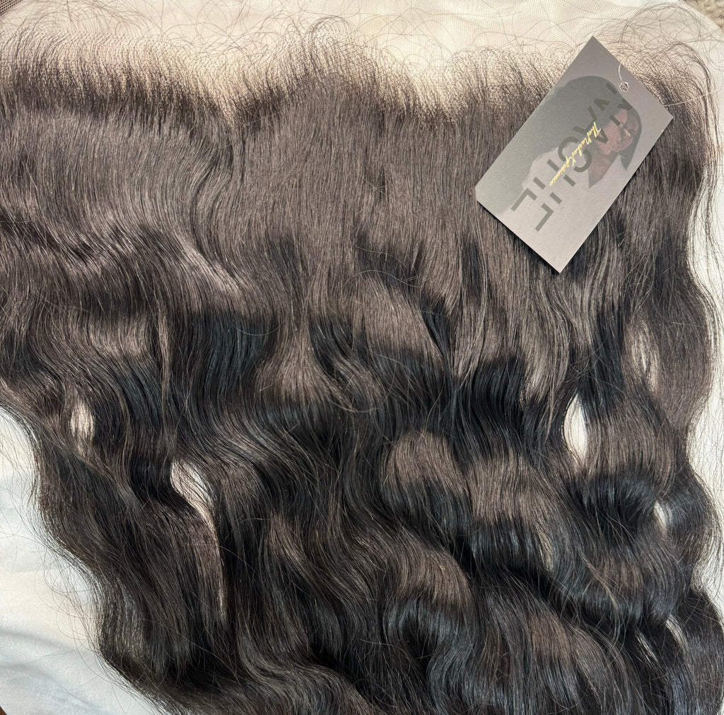 13x6 NATURAL WAVY HD FRONTAL
